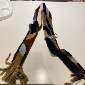 Sheared Mink Fur Scarf